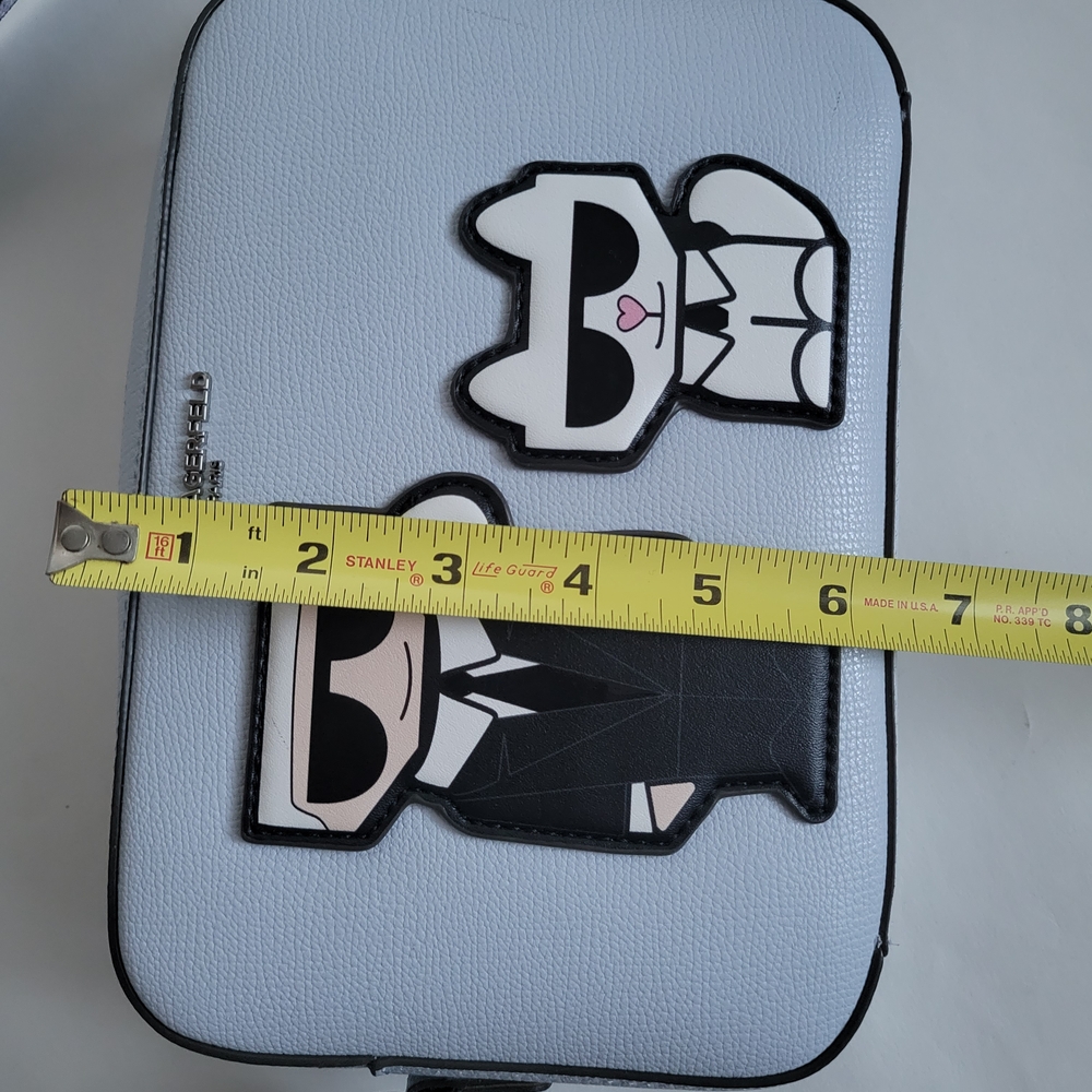 Karl Lagerfeld Light Gray Crossbody Bag - Picture 9 of 10